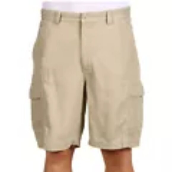 Tommy Bahama Cargo Shorts Relax Key Grip 9.5-inch Tan Flat Front Size 42 #TR808 - Picture 1 of 15